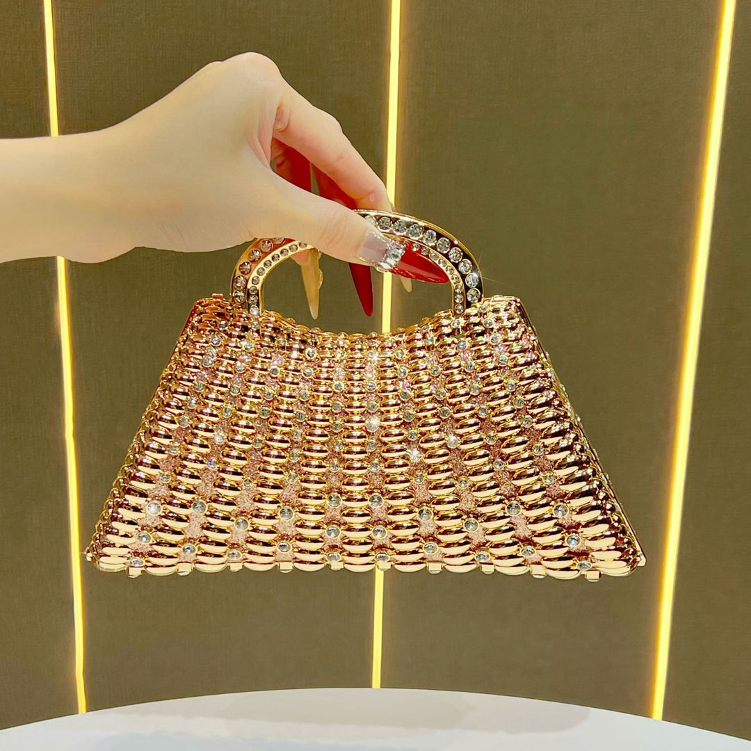 Strass-besetzte Abendhandtasche