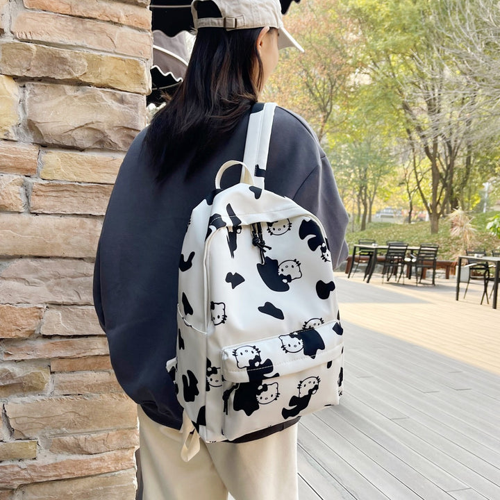 Cartoon-Charakter Druck Rucksack Karnz
