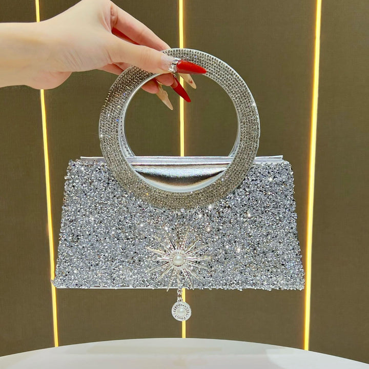 Funkelnde Statement Abendhandtasche
