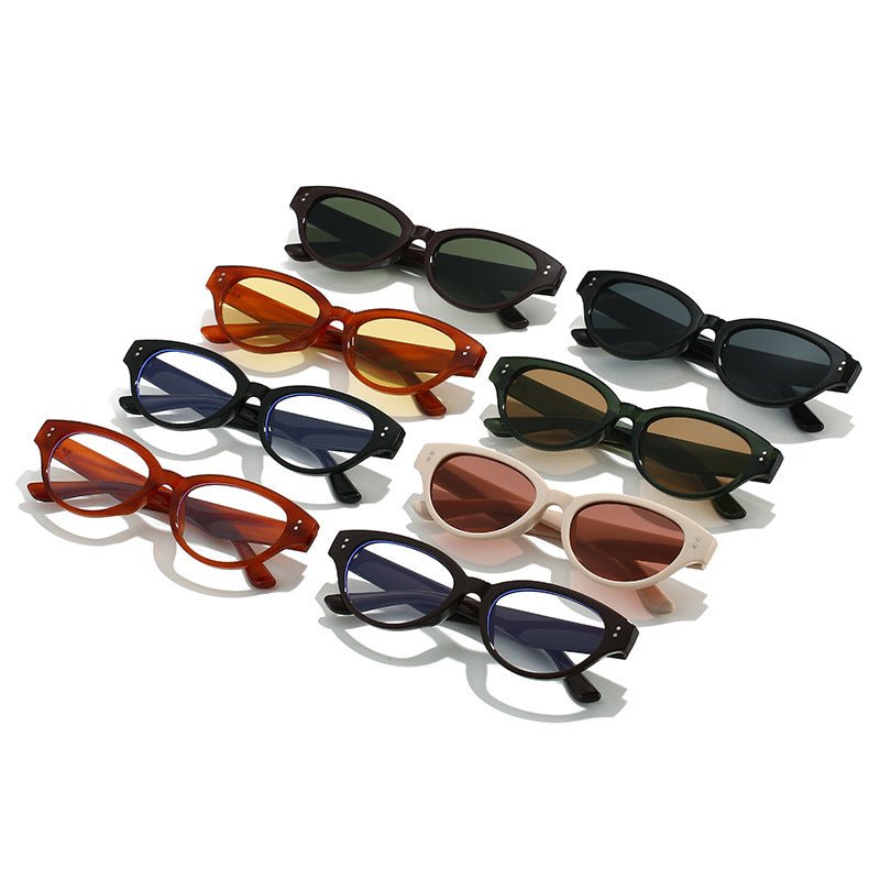 Damen Cat-Eye Sonnenbrille mit retro-inspirierter Rahmenstruktur Karnz