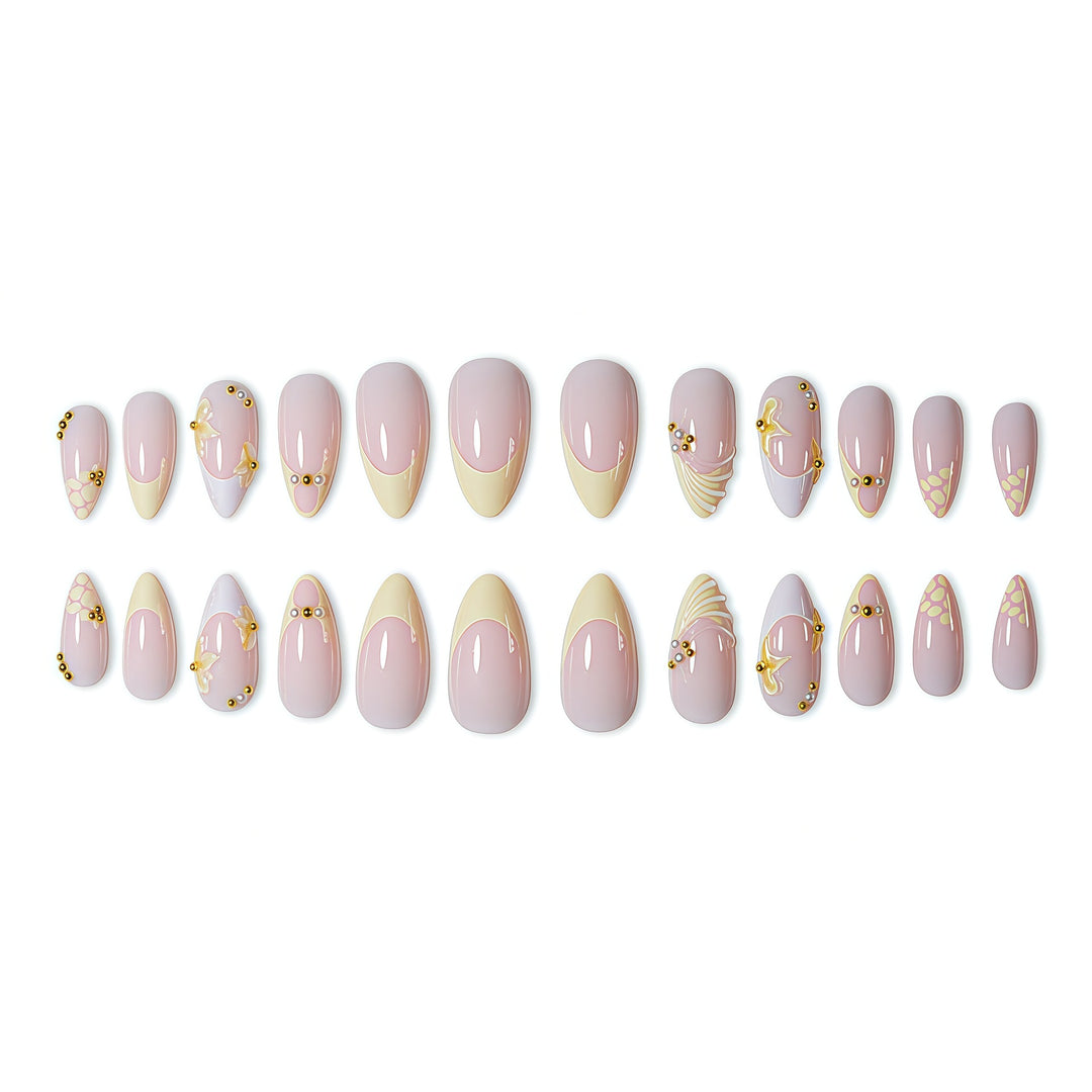 Elegante 3D Blumennagelkunstverlängerungen Karnz
