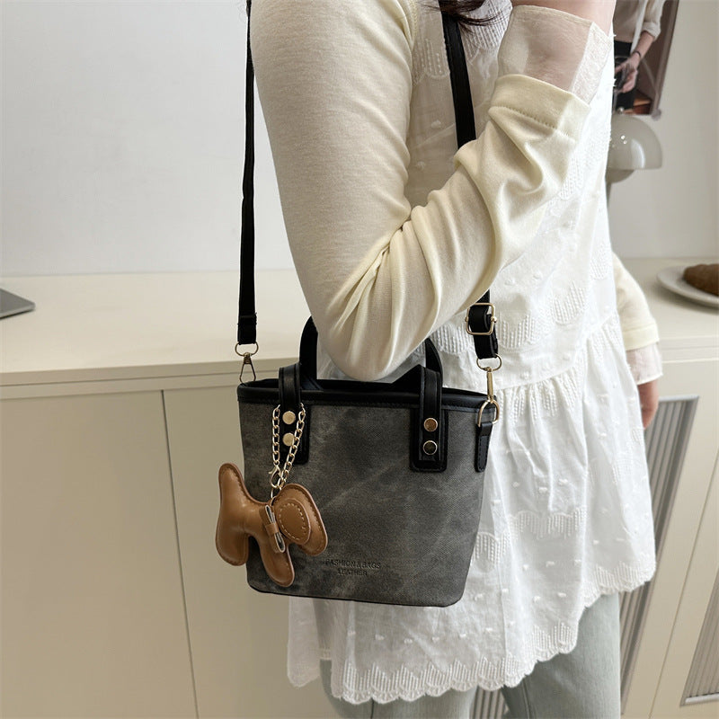 Verspielt Denim Mini Handtasche Karnz