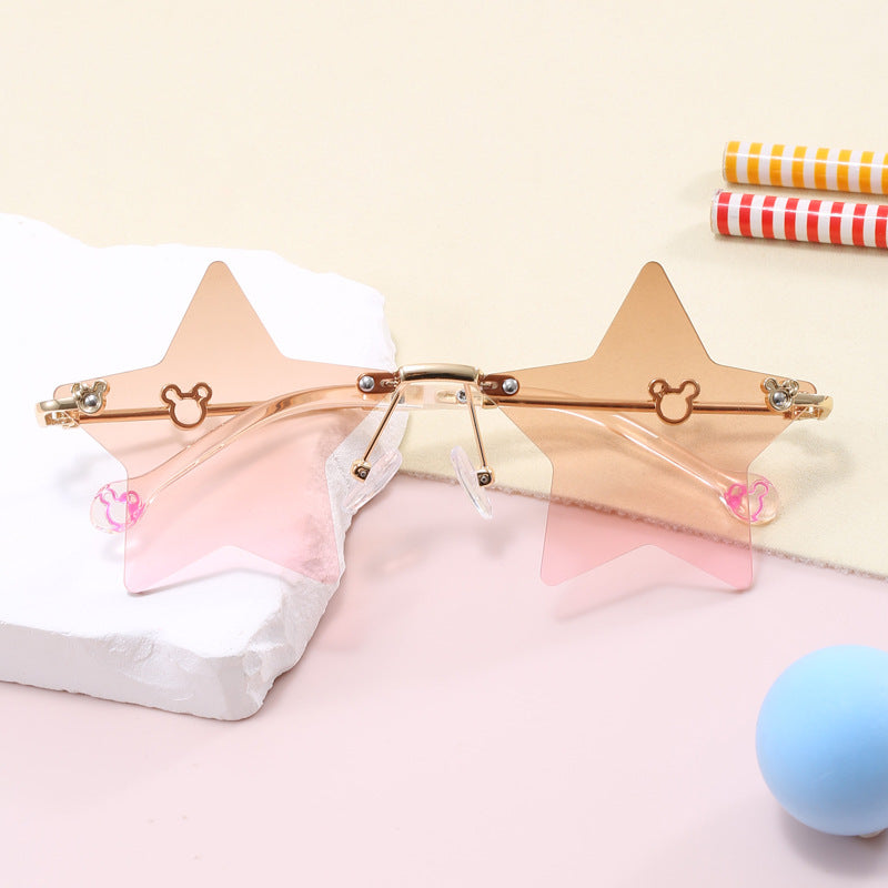 Damen Sonnenbrille im trendigen Stern-Design Karnz