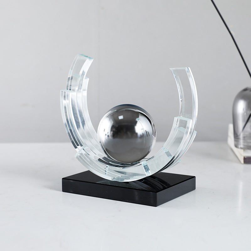 Moderne geometrische abstrakte Skulptur