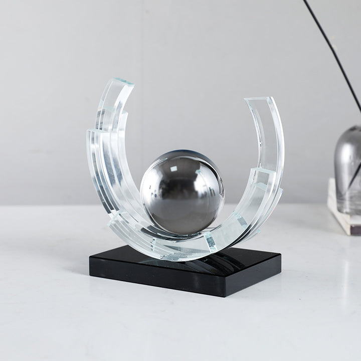 Moderne geometrische abstrakte Skulptur