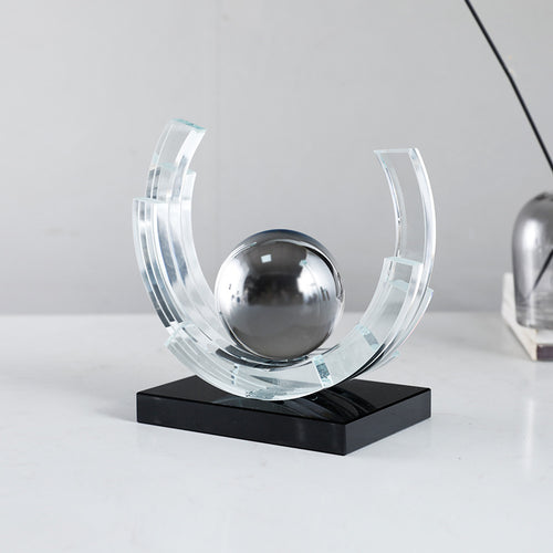 Moderne geometrische abstrakte Skulptur