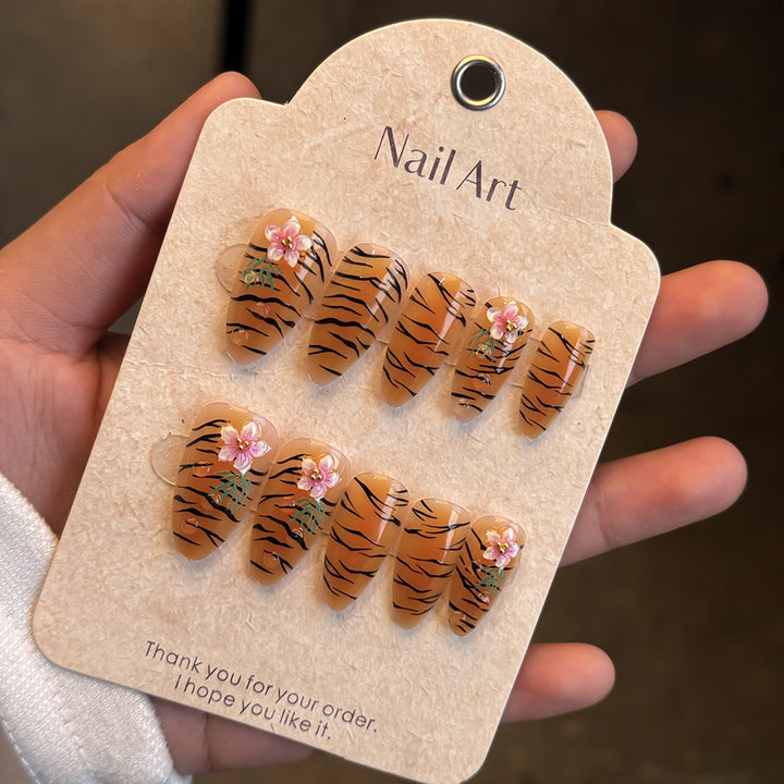 Floral Design Press-On Nail Set Karnz