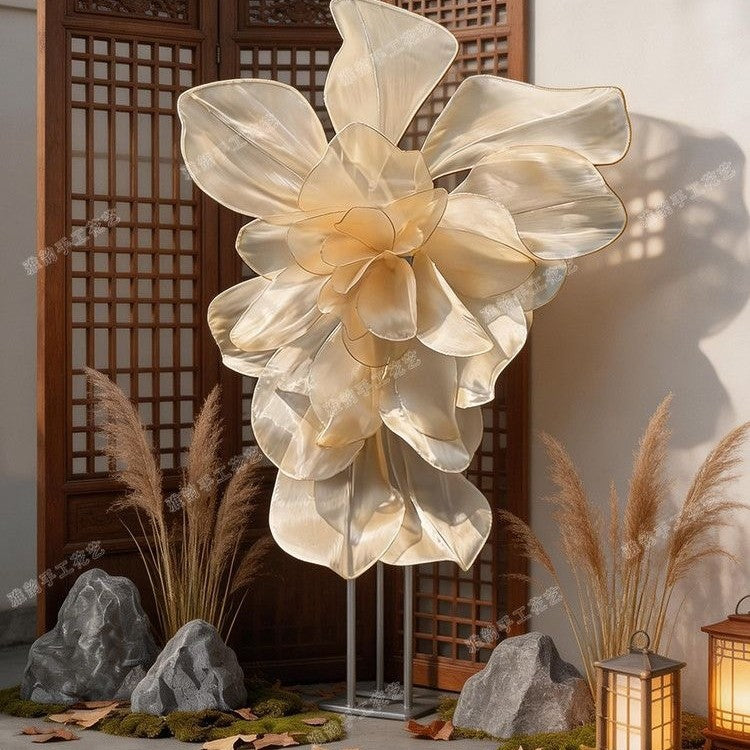 Lifelike Dekorative Florale Skulptur