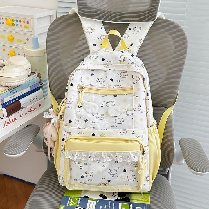 Cutes Themen Katzen Grafik Rucksack