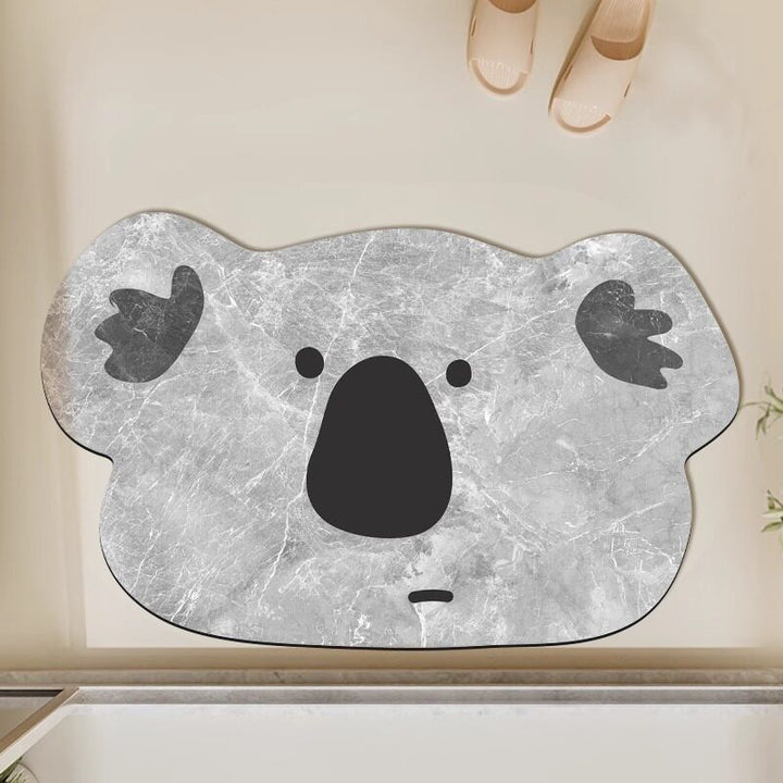 Niedlicher tierisches Badezimmerteppich