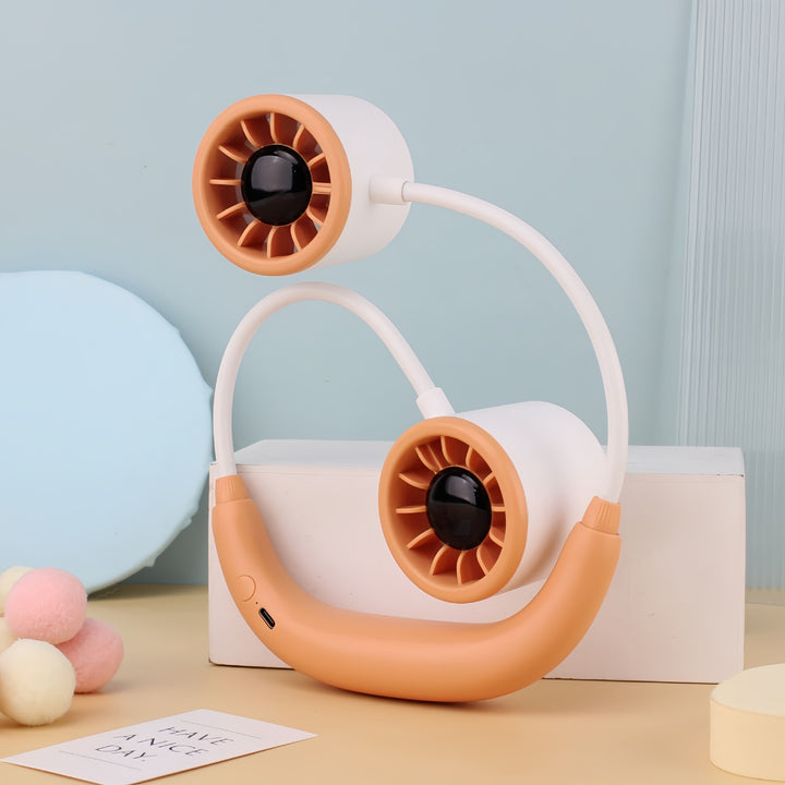 Damen Tragbarer Halsventilator mit dualer Drehfunktion Karnz