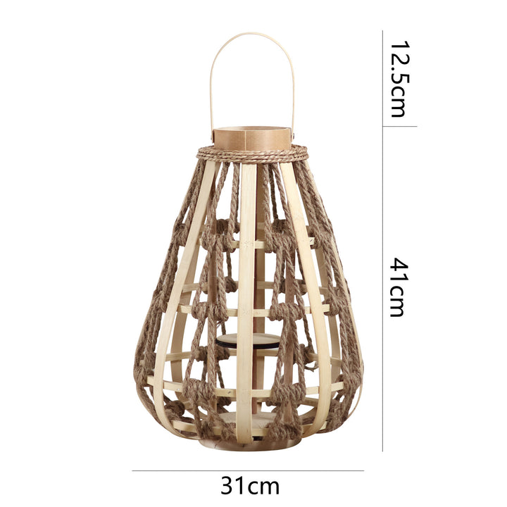 Dekorative Laterne aus Rattan Karnz