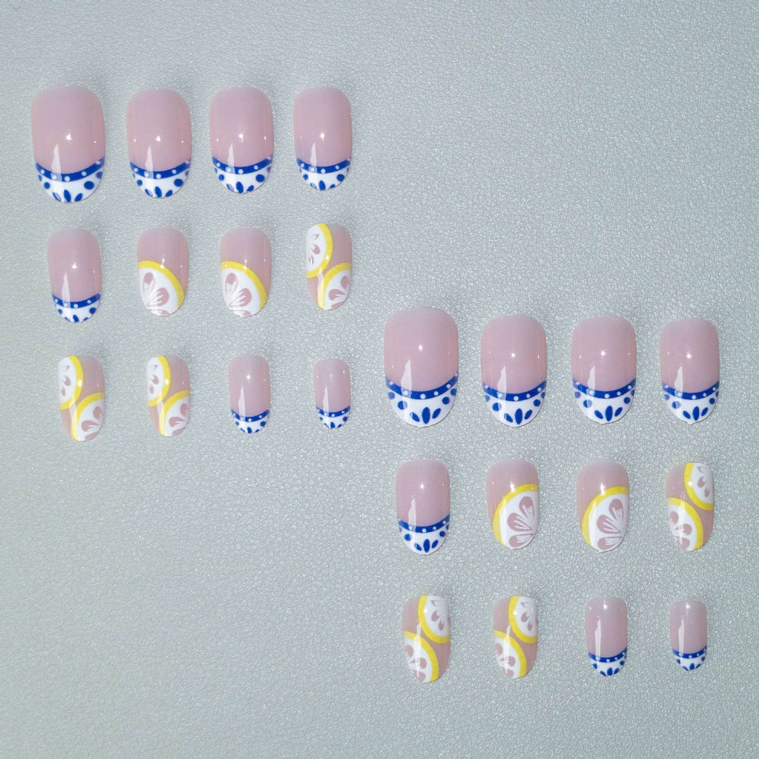 Zitrus-inspiriertes Nagelkunst-Kit