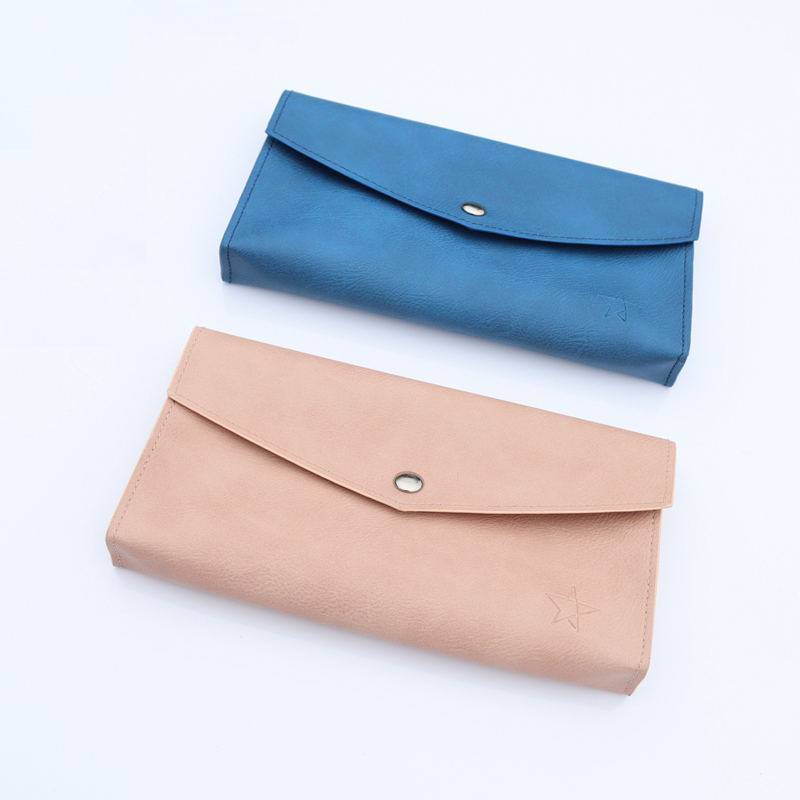 Premium Leder Clutch Geldbörse