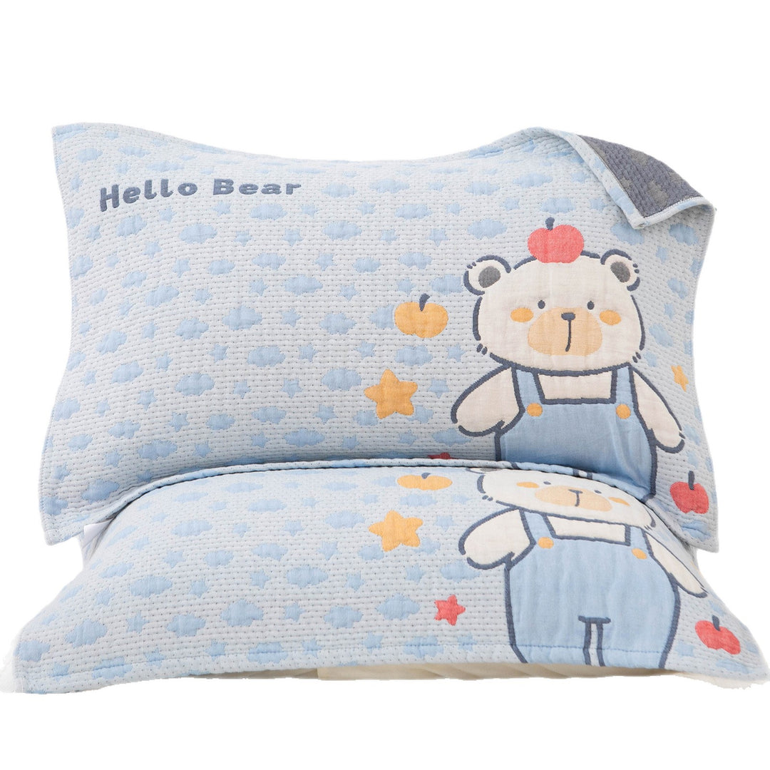Damen Kissenbezug mit winterlichem Pinguin-Motiv Karnz