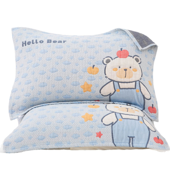 Damen Kissenbezug mit winterlichem Pinguin-Motiv Karnz