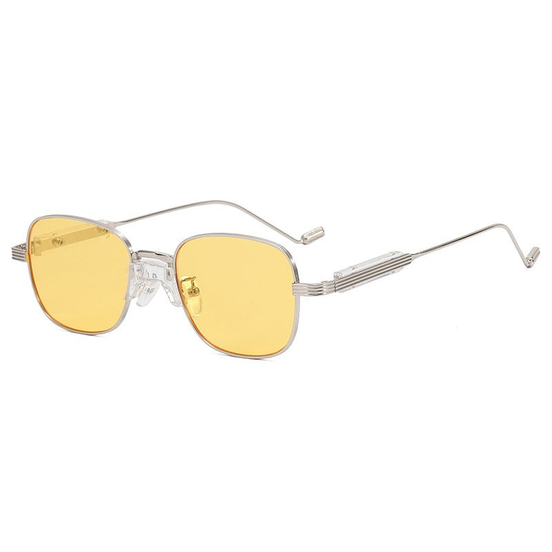 Modische Retro-Sonnenbrille mit Eckigem Rahmen Karnz