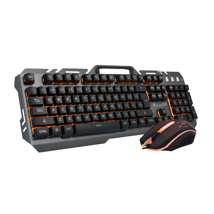 Gaming-Tastatur und Maus Set mit Hochpräzisen Mechanischen Tasten Karnz