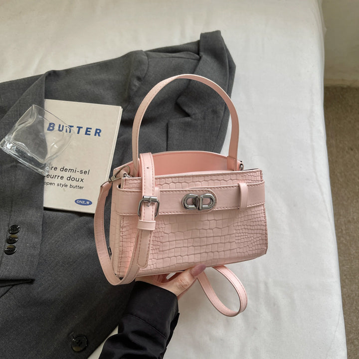 Elegante Kroko-Prägung Mini Crossbody