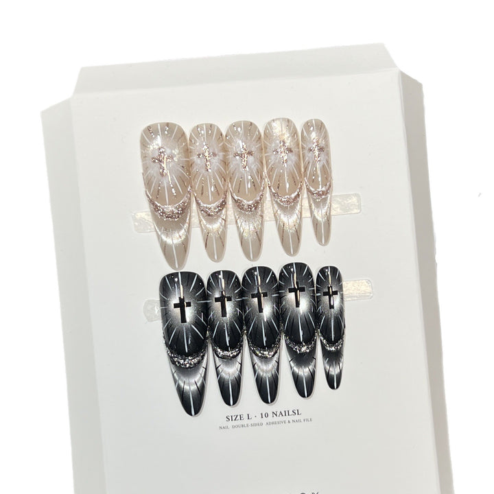 Elegante Press-On Nagelkunst Kollektion