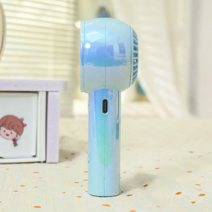 Damen Tragbarer Mini-Handventilator mit USB-Ladefunktion und flexiblem Design Karnz