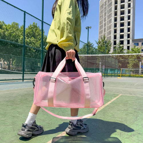 Transparente Mesh Sport Duffel Bag Karnz
