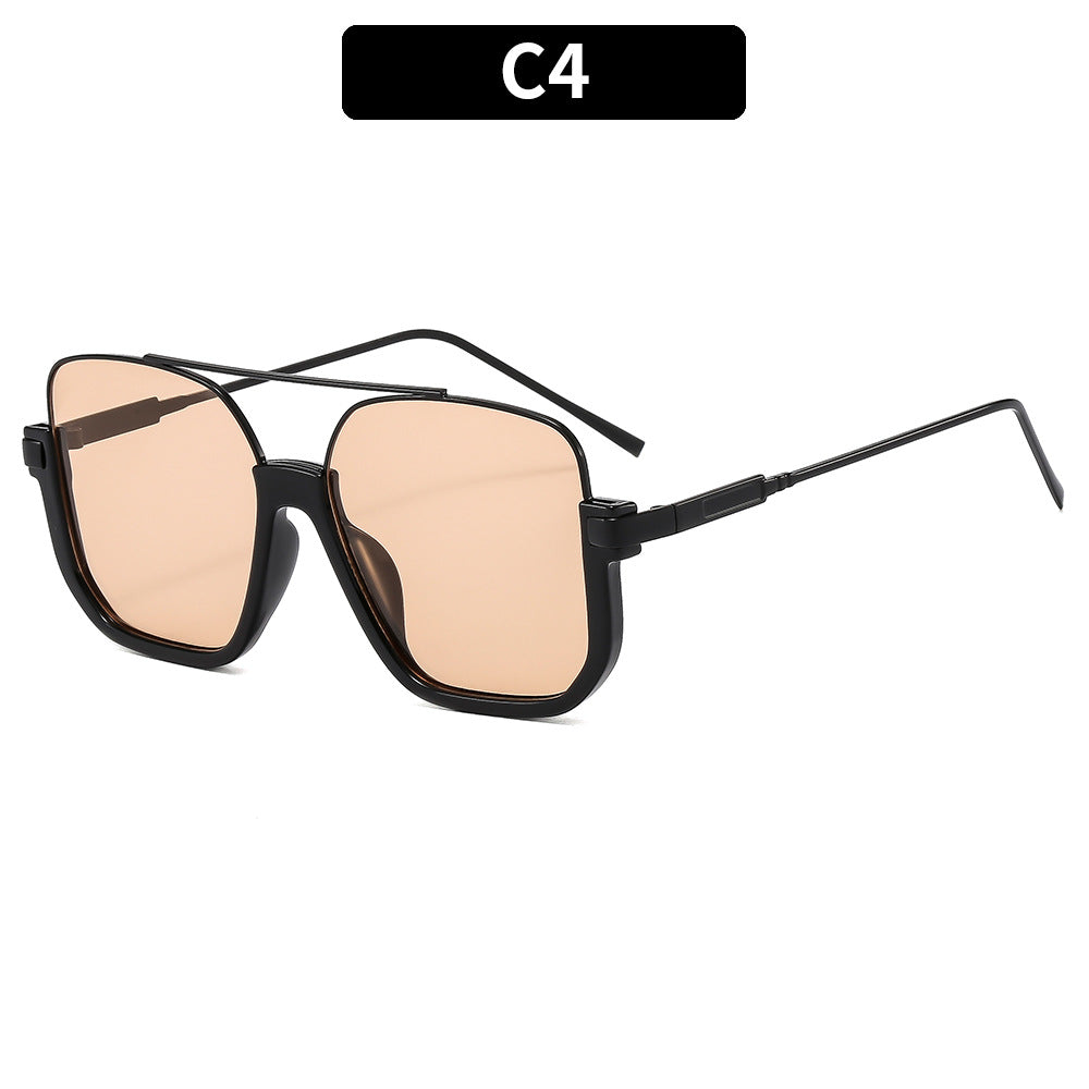 Elegante Übergroße Quadratische Sonnenbrille