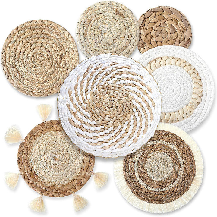 Runde Tischdecke Aus Naturmaterialien Karnz