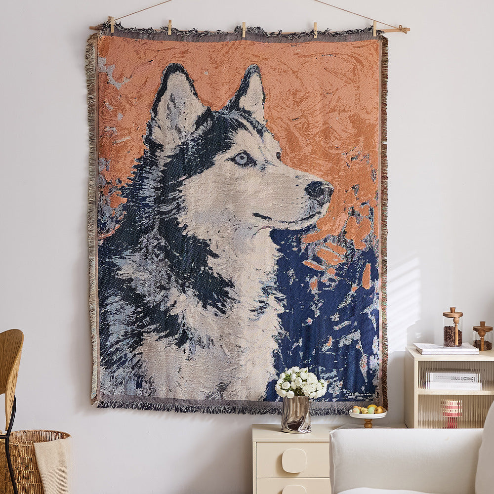 Künstlerisches Wandteppichwandbehang