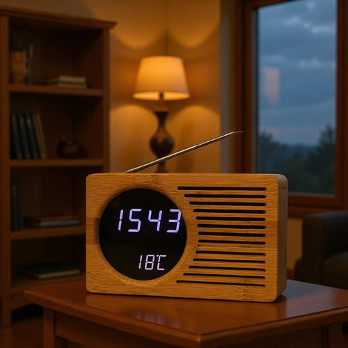 Digitaler Radiowecker mit Temperaturanzeige Karnz