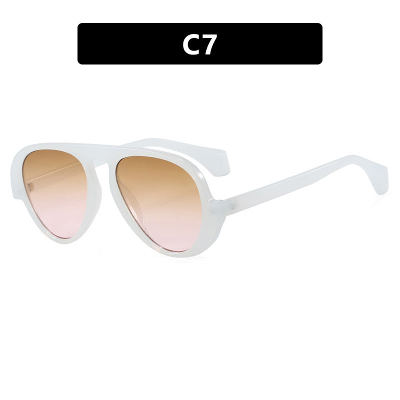 Damen Sonnenbrille mit einzigartigem Retro-Rahmen und UV-Schutz Karnz
