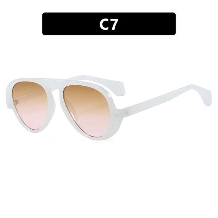 Damen Sonnenbrille mit einzigartigem Retro-Rahmen und UV-Schutz Karnz