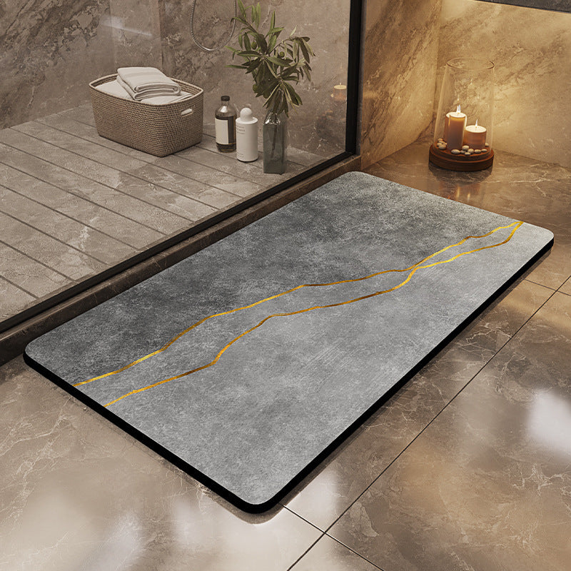 Moderne geometrische Badmatte
