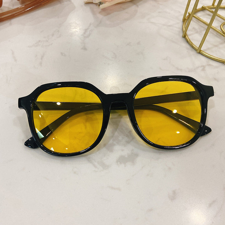 Modische Oversized Sonnenbrille mit Eckigem Rahmen Karnz