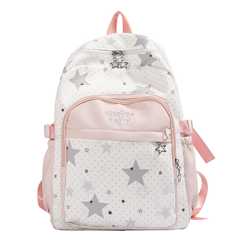 Stylische Sternmuster-Rucksack Karnz