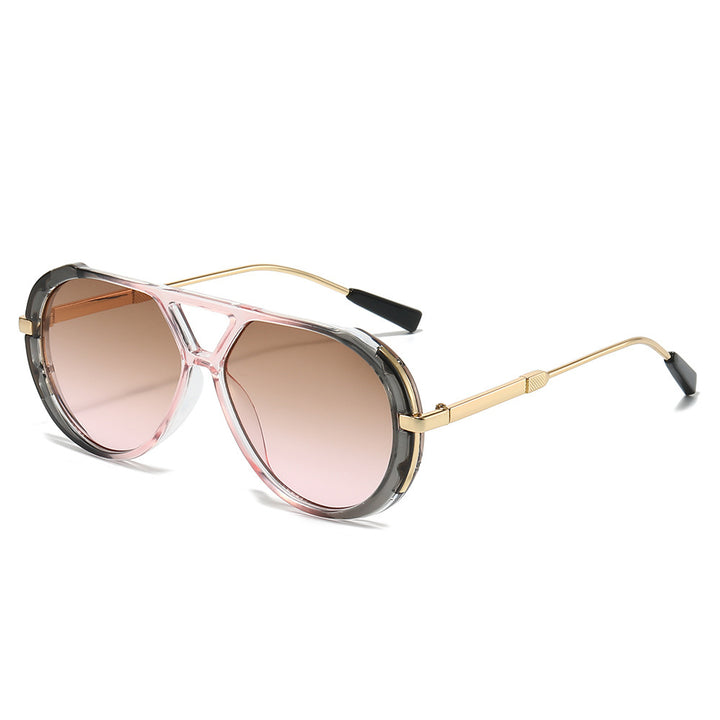 Luxuriöse Retro Übergroße Sonnenbrille Karnz