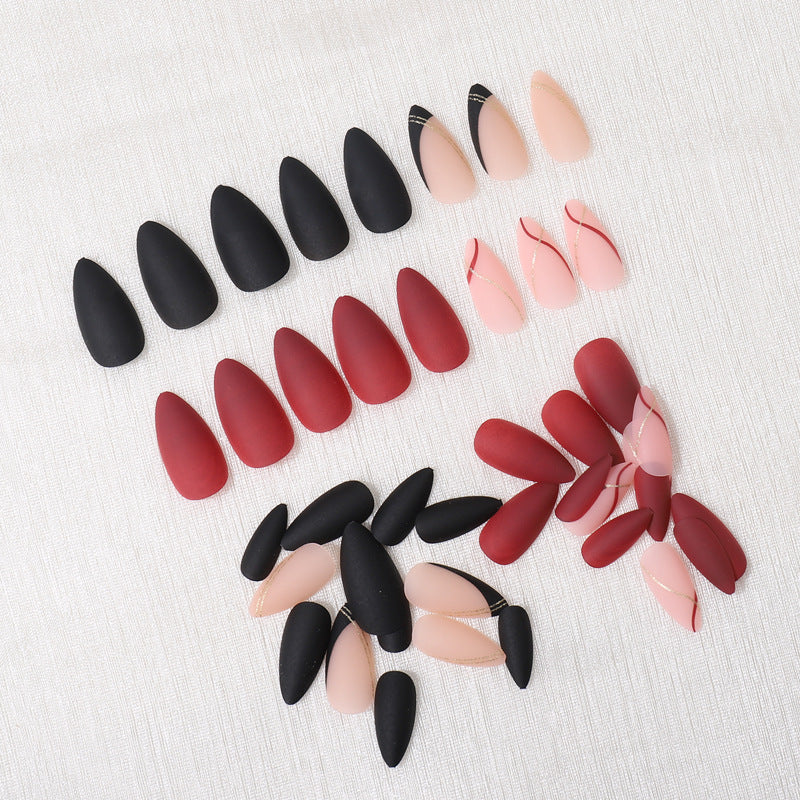Elegantes French Tip Press-On Nail Set Karnz
