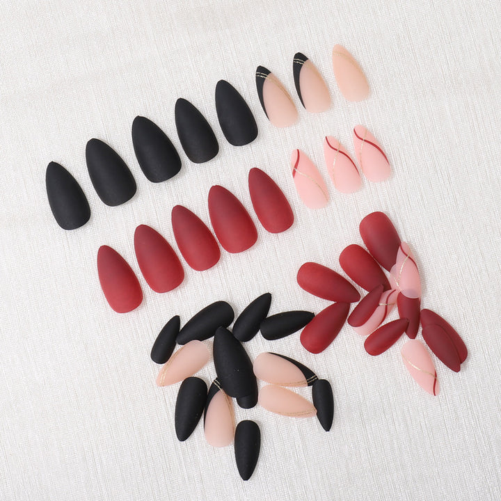 Elegantes French Tip Press-On Nail Set Karnz