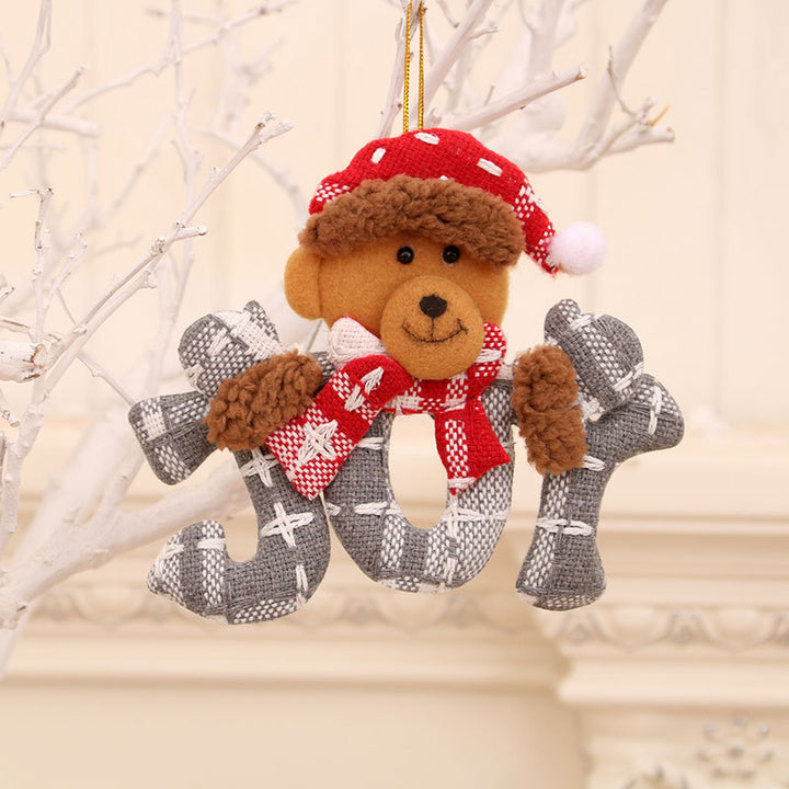 Weihnachtlich dekorative hängende Figurenschüssel