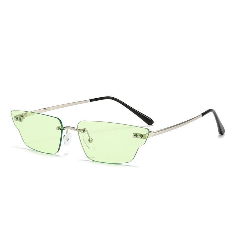 Damen futuristische geometrische Sonnenbrille Karnz