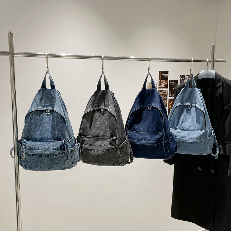 Trendiger Freizeit-Denim-Rucksack Karnz