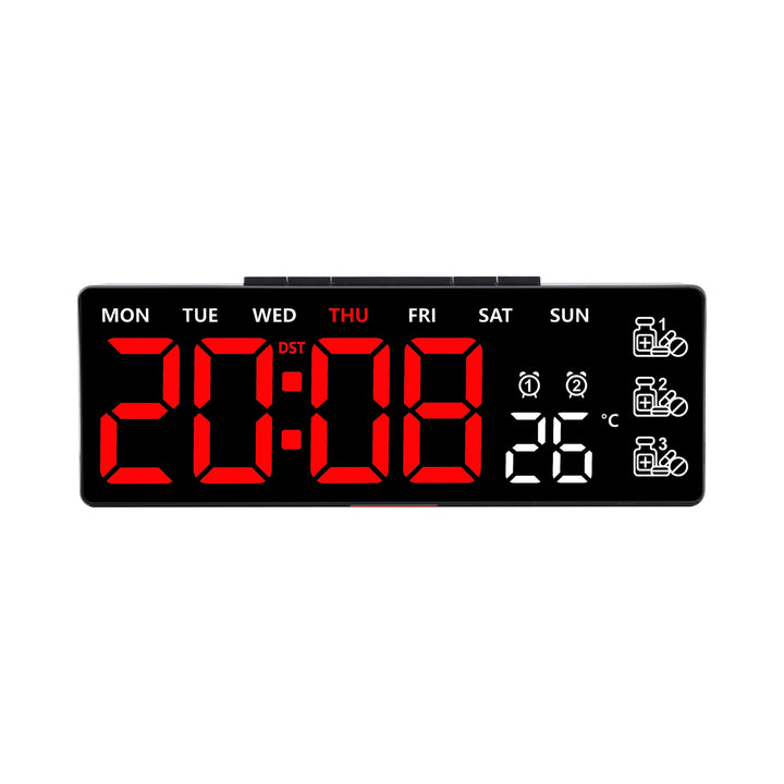 Digitaler Thermo-Wecker mit großem LED-Display Karnz
