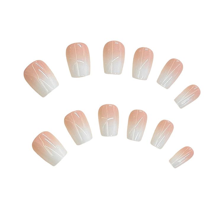 Premium Natural Finish Press-On Nail Set Karnz