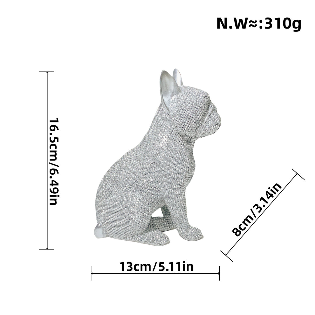 Dekorative Hundefigur im modernen Design Karnz