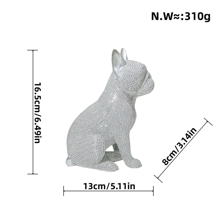 Dekorative Hundefigur im modernen Design Karnz