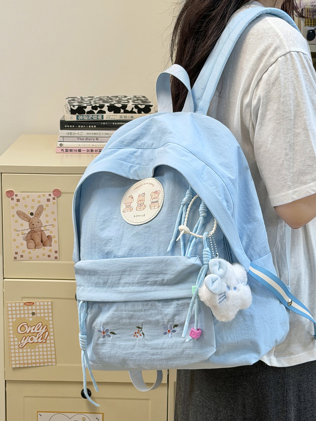 Bestickter lässiger Rucksack Karnz