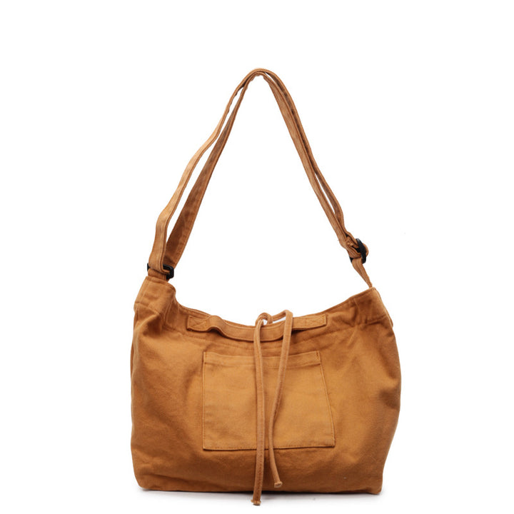 Lässige Zugband-Schultertasche Karnz