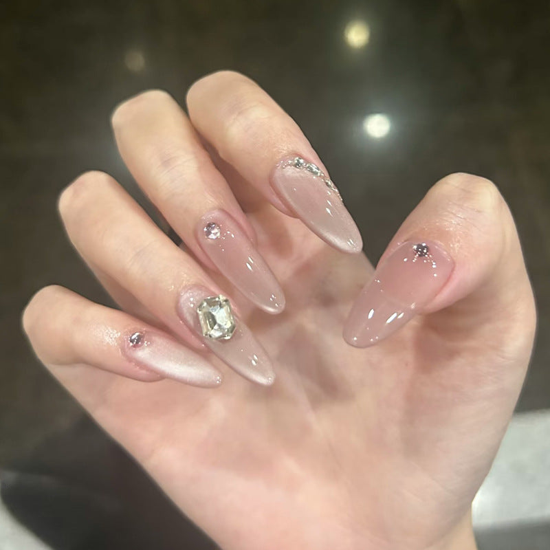 Dekorative Glitzernde Press-On Nail Tips Karnz