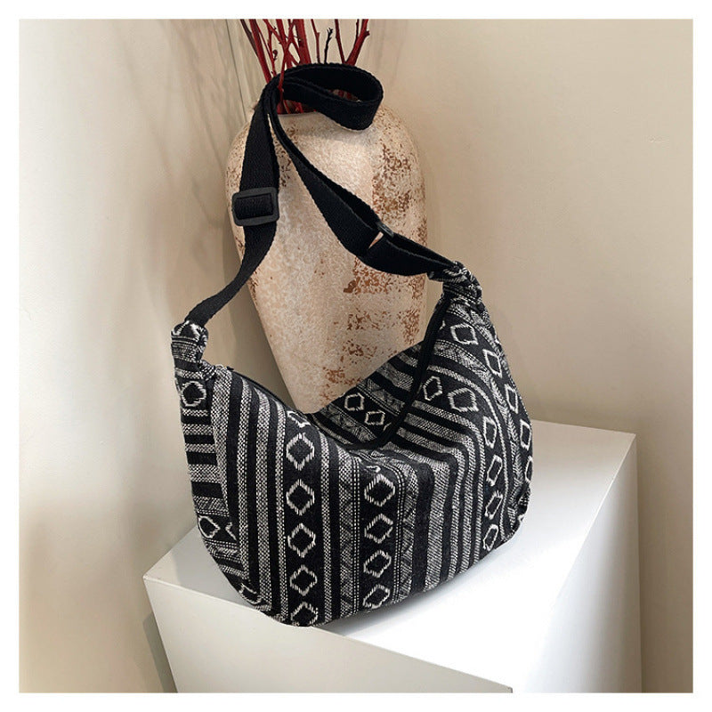 WoBohemian Ethnisches Muster Hobo Tasche Karnz