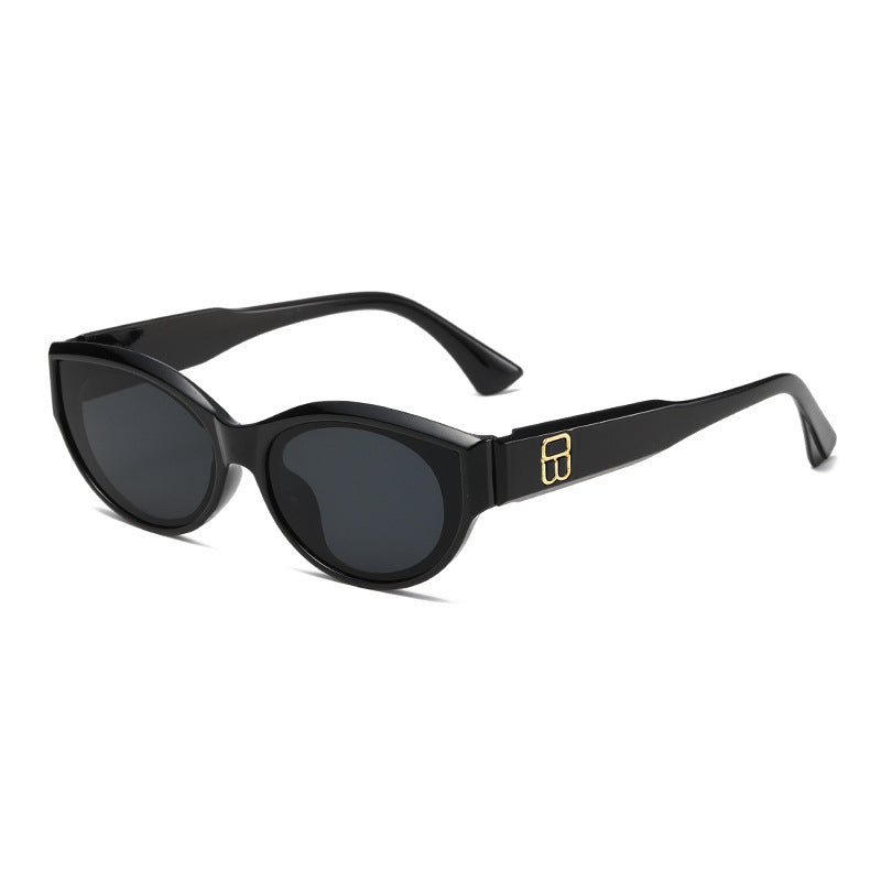 Damen trendige Cat-Eye Sonnenbrille mit luxuriösem Design Karnz